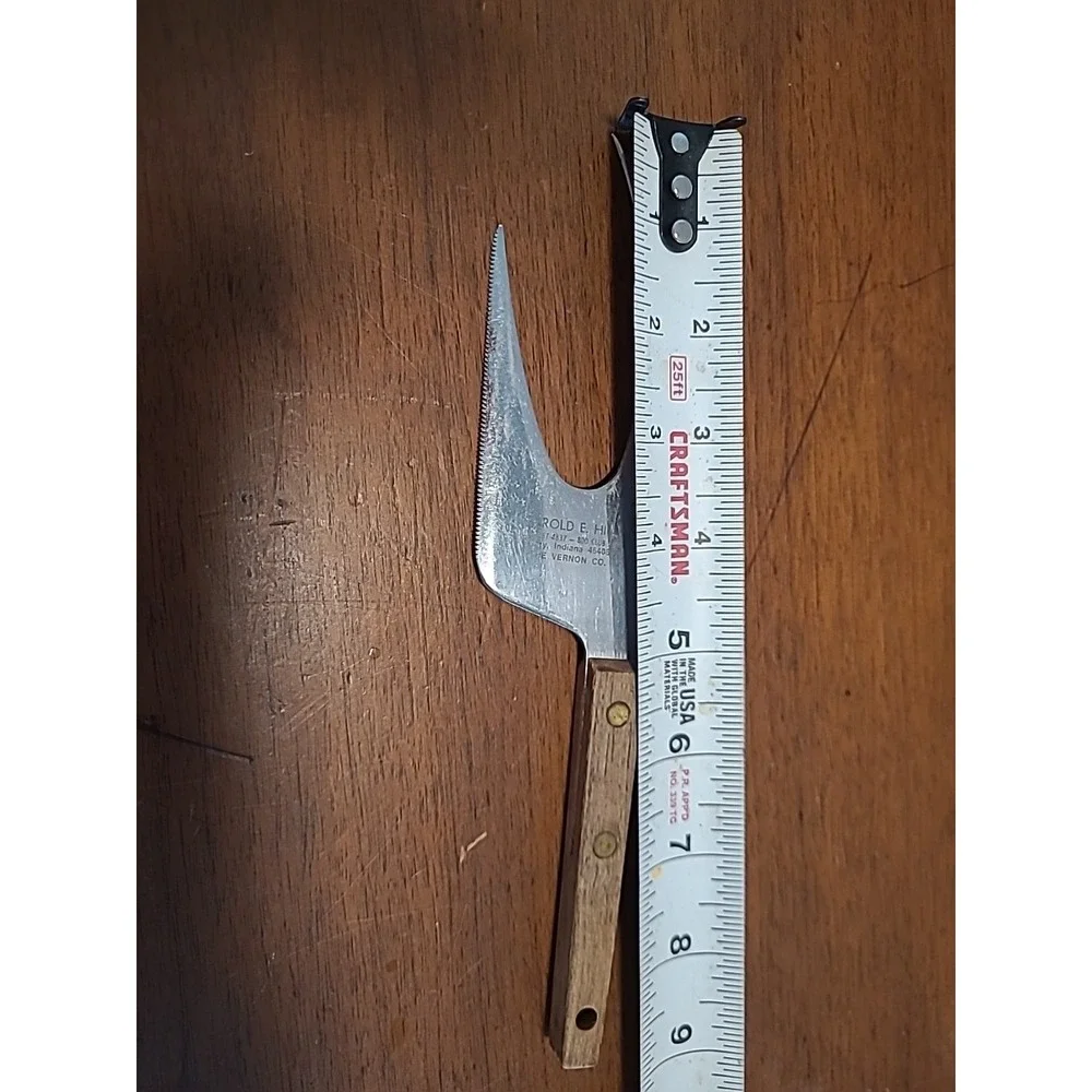 Vintage VERNCO JAPAN Wood Handled Knife THE VERNON COMPANY NEWTON IOWA